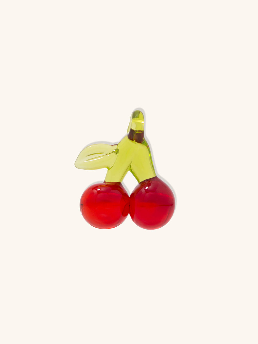 Cherry Glass Charm | Wanderlust + Co