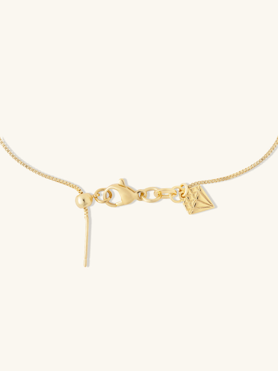 Gold Sliding Box Chain Bracelet | Wanderlust + Co