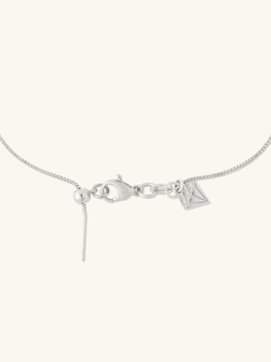 Silver Sliding Box Chain Bracelet | Wanderlust + Co