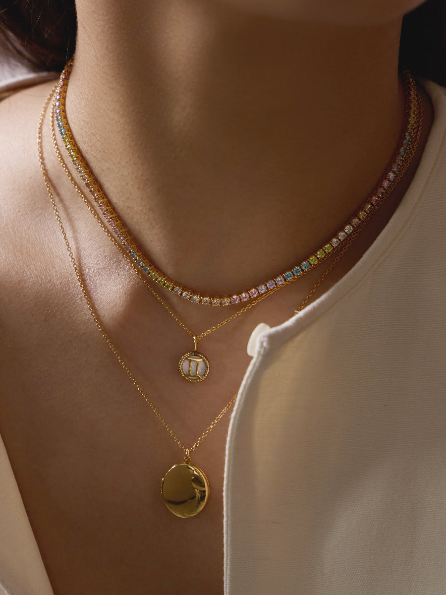 Heirloom 14K Gold Vermeil Locket Necklace