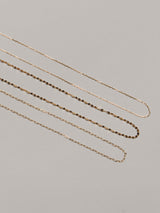 Petal 14K Solid Gold Chain Necklace | Wanderlust + Co
