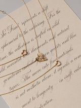 Talisman Heart Diamond 14K Solid Gold Necklace | Wanderlust + Co