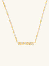 Cancer Gold Necklace