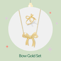 Bow Gold Set