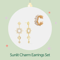 Sunlit Charm Earrings Set