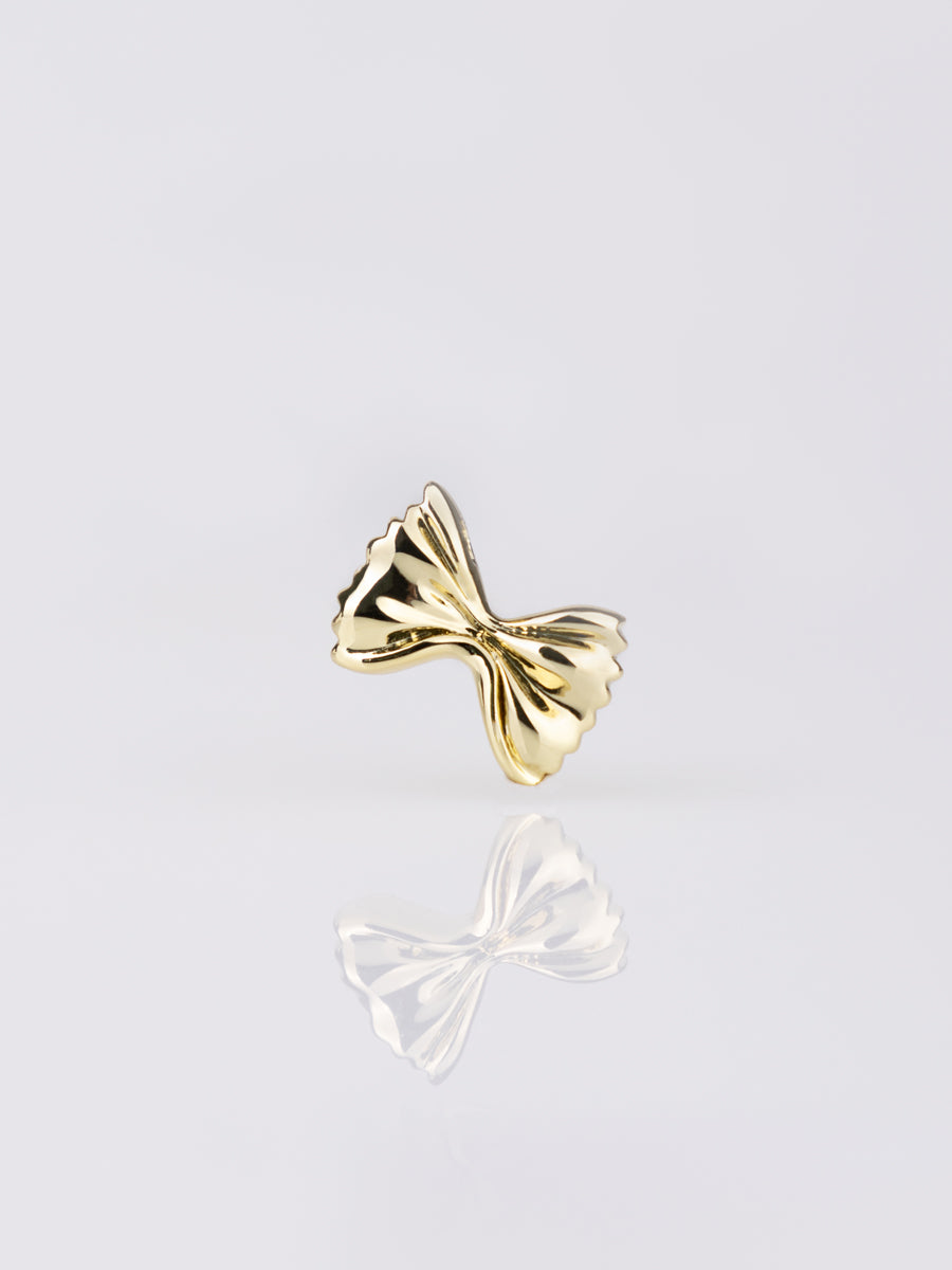 Bow Tie Pasta Gold Charm | Wanderlust + Co