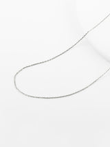 Silver Sliding Classic Chain Necklace | Wanderlust + Co