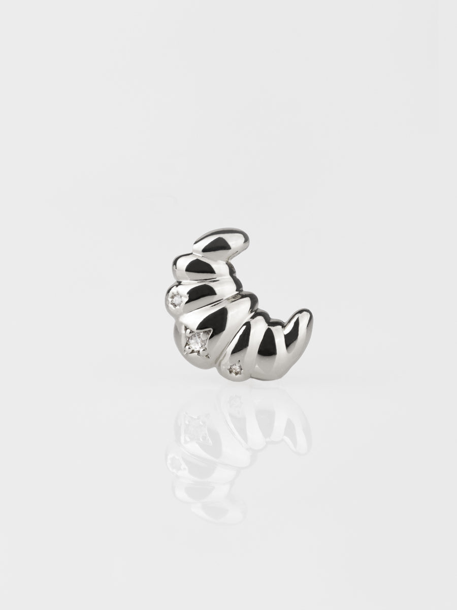 Croissant Silver Charm | Wanderlust + Co