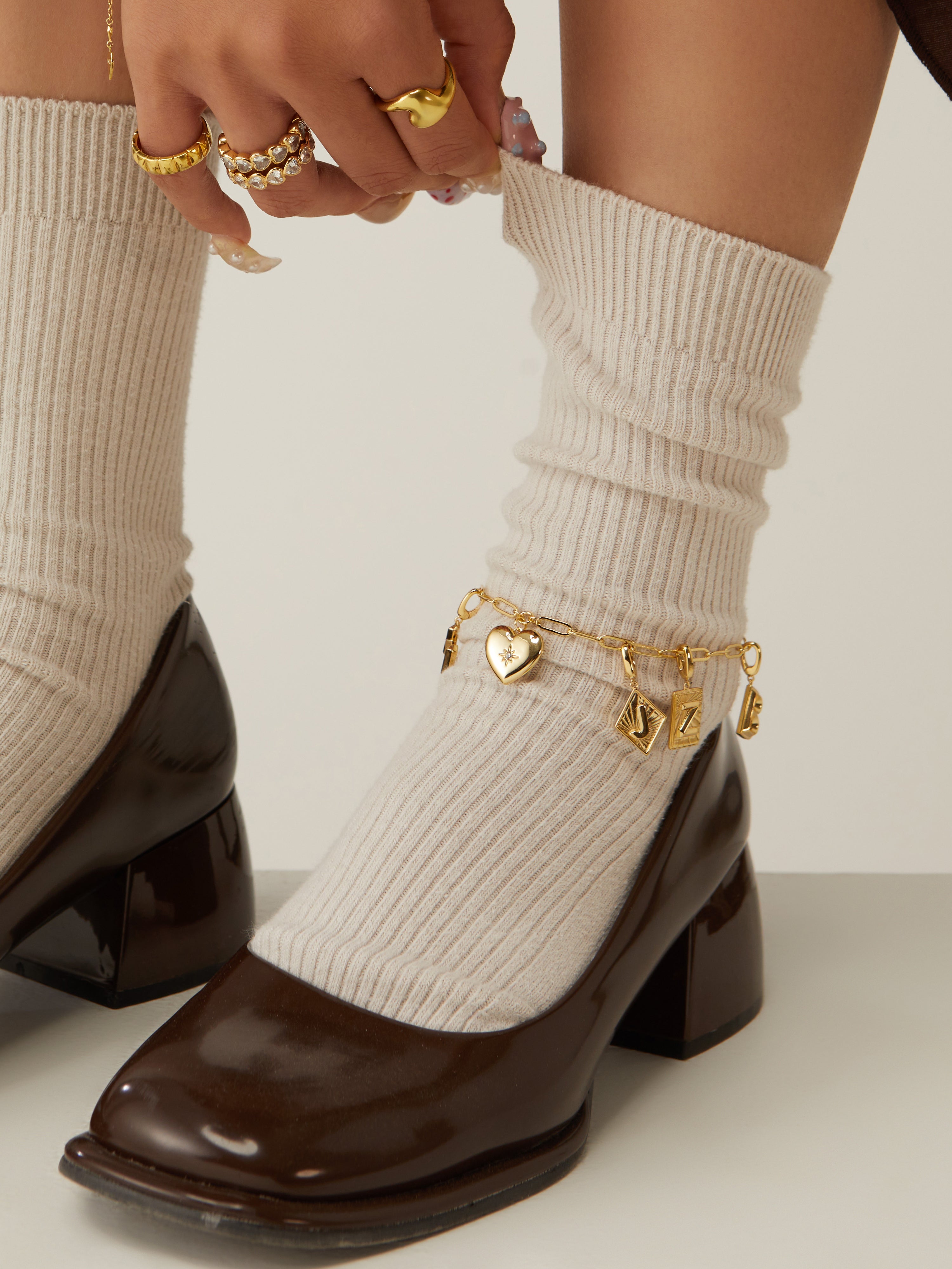 Alphabet Gold Charm | Wanderlust + Co