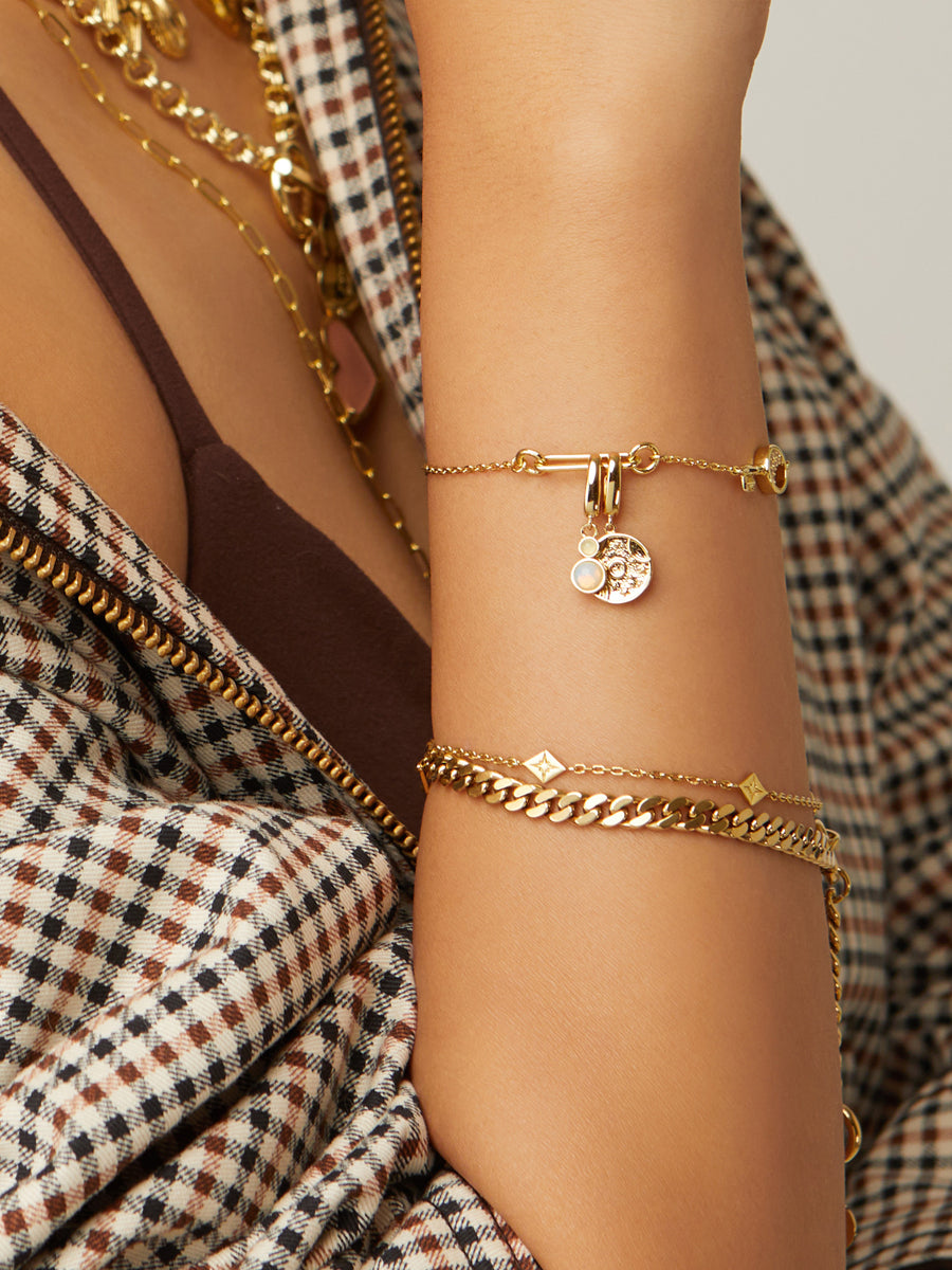 Intuition Gold Charm | Wanderlust + Co
