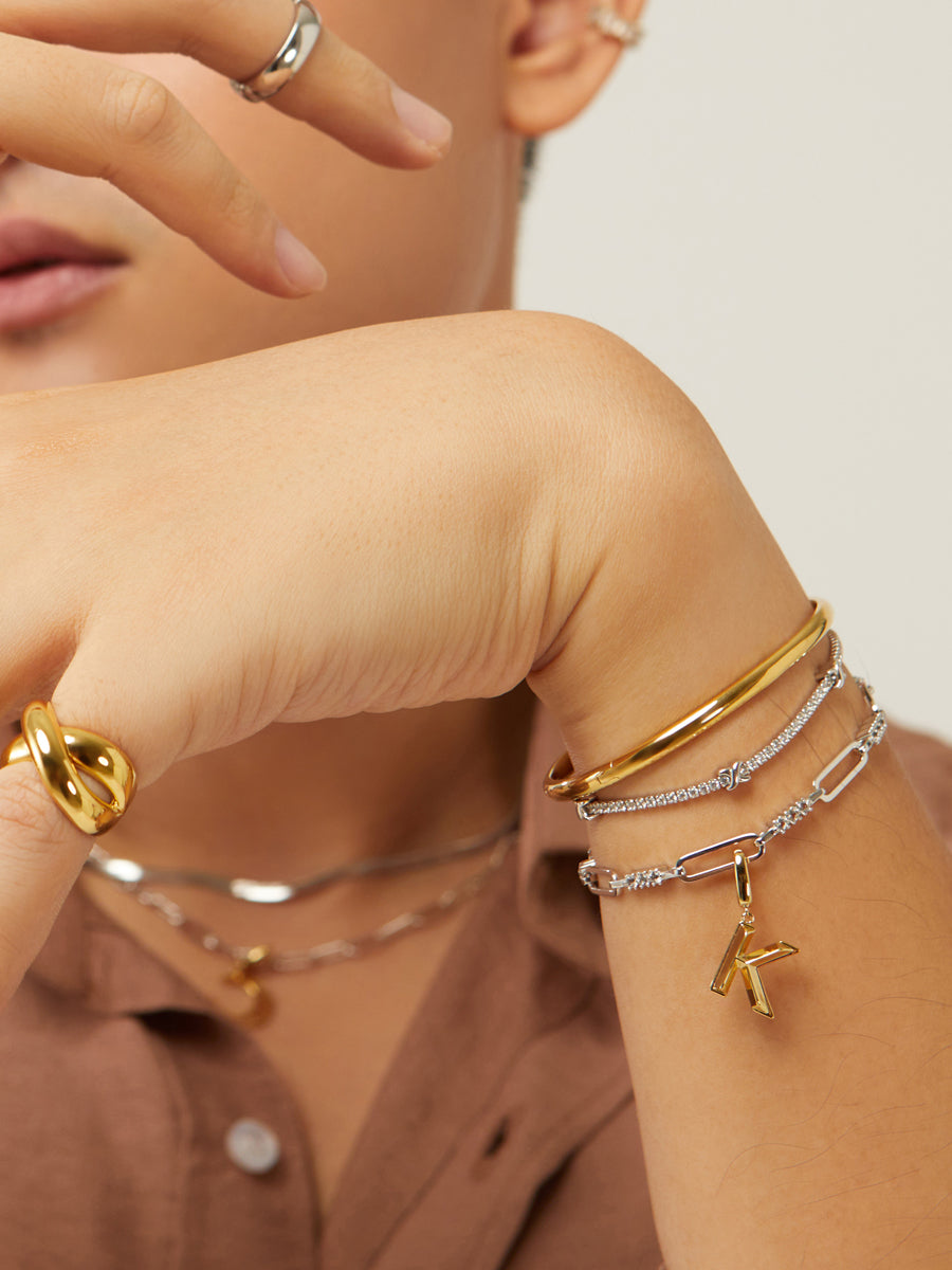 Alphabet Gold Charm | Wanderlust + Co