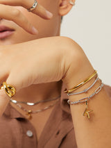 Alphabet Gold Charm | Wanderlust + Co