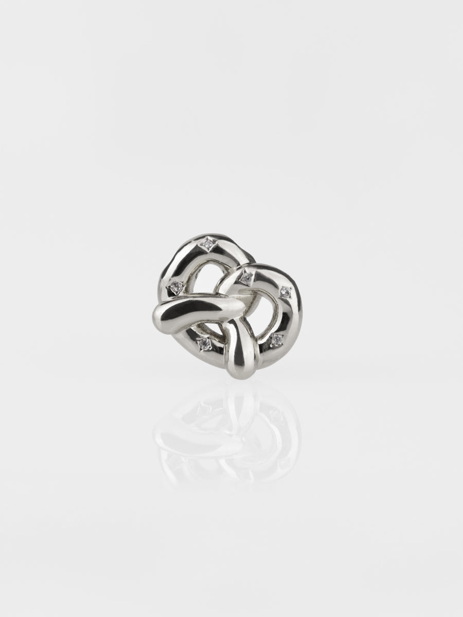 Pretzel Silver Charm | Wanderlust + Co