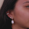 Pearl Baroque 14K Gold Vermeil Earrings