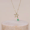 Starfish Aventurine Gold Necklace