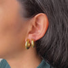 Hailey Petite Hoop 11mm Gold  Earrings