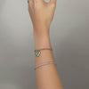 Heart Silver Locket Bracelet