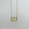 Pretzel Gold Necklace