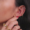 Tulips Gold Earrings