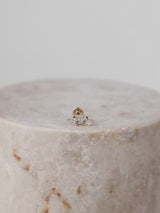 Diamond Sunrays 14K Solid Gold Flat Back Earring | Wanderlust + Co