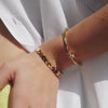 Moon Phases Gold Bangle