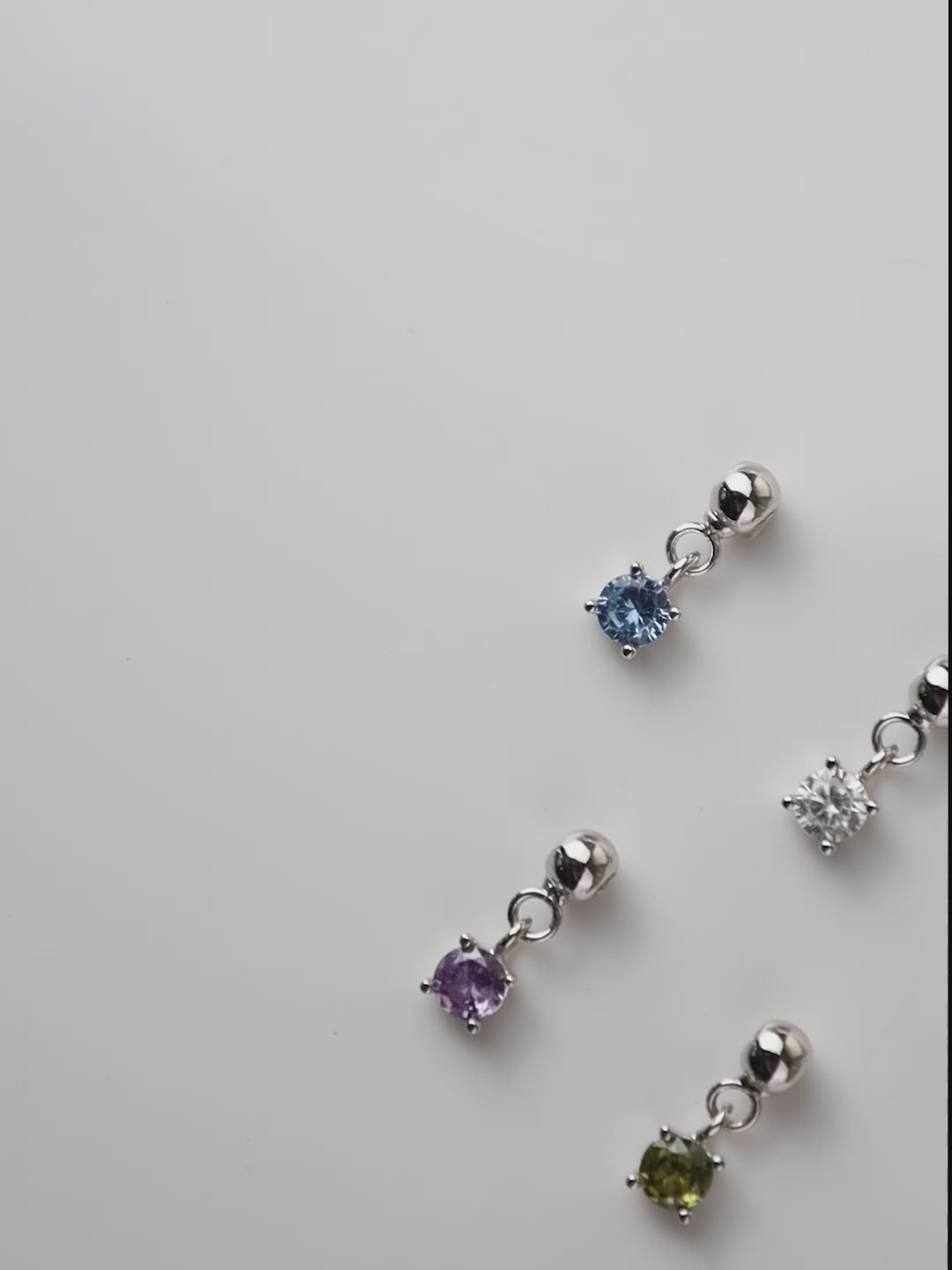 Diamante Silver Drop Charm | Wanderlust + Co