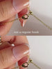 Daisy Silver Drop Charm