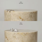 Princess Silver Stud Earrings | Wanderlust + Co