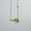 Tennis Your Way Gold Necklace