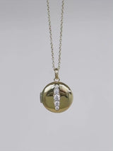 Starburst 14K Gold Vermeil Locket Necklace | Wanderlust + Co