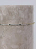 Pave 14K Gold Vermeil Emerald Mini Tennis Chain Bracelet