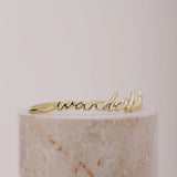Wanderlust Gold Bangle | Wanderlust + Co