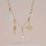 Keepsakes Pearl Gold Necklace | Wanderlust + Co