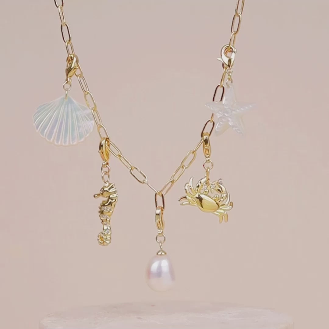 Keepsakes Pearl Gold Necklace | Wanderlust + Co