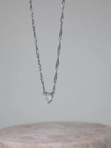 Heart Silver Necklace | Wanderlust + Co