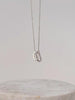 Double Link Diamond Pave 14K Solid Gold Necklace | Wanderlust + Co