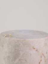 Trio Baguette Rainbow & Gold Flat Back Earring | Wanderlust + Co