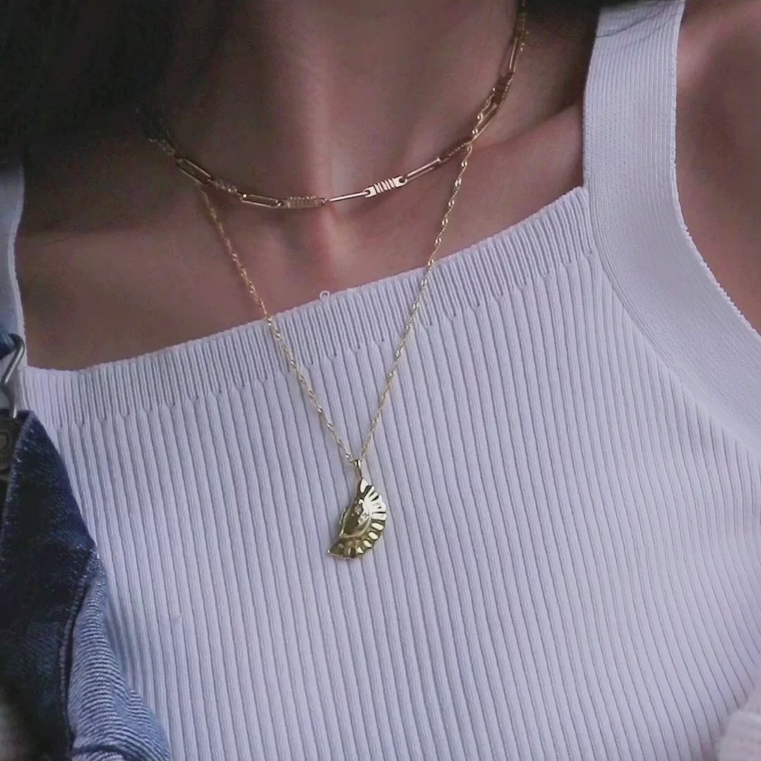 Dumpling Gold Necklace | Wanderlust + Co
