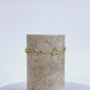 Food Party Charm Gold Bracelet