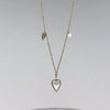 Heart Trio 14K Gold Vermeil Necklace