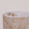 Heart Baguette Duo Stud Earrings