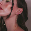 In Bloom Tulips Gold Drop Earrings