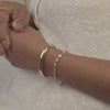 Multi Bezel 14K Gold Vermeil Bracelet