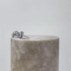 Croissant Silver Stud Earrings