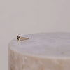 Star 14K Solid Gold Flat Back Earring Post