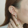 Jagged Baguette Gold 9mm Ear Cuff