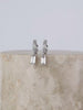 Baguette Silver Baby Huggie Earrings | Wanderlust + Co