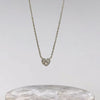 Heart Pretzel 14K Gold Vermeil Necklace
