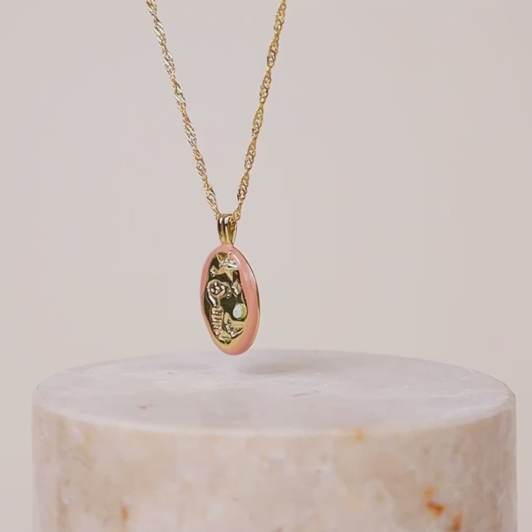 Mermaid Aventurine Gold Necklace | Wanderlust + Co