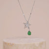 Starfish Aventurine Silver Necklace